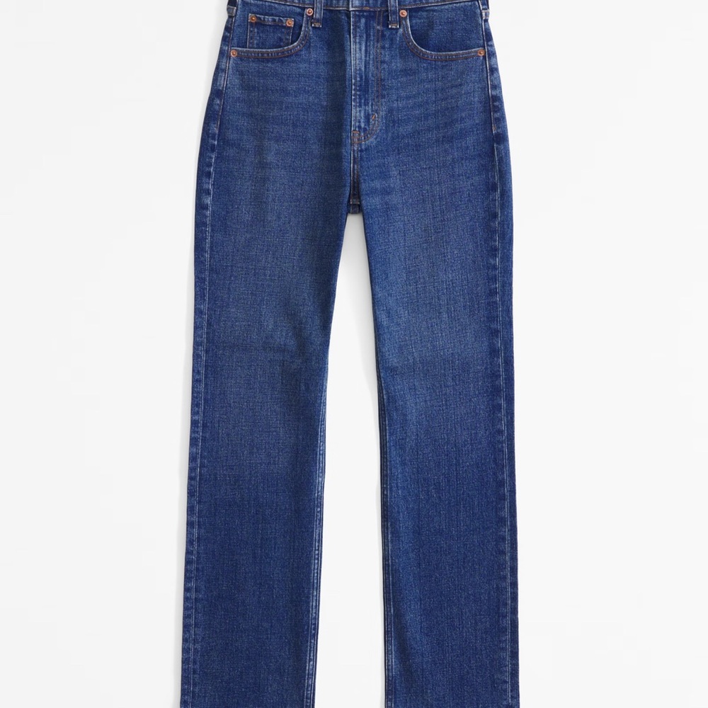Abercrombie & Fitch Blue Straight Leg Jeans